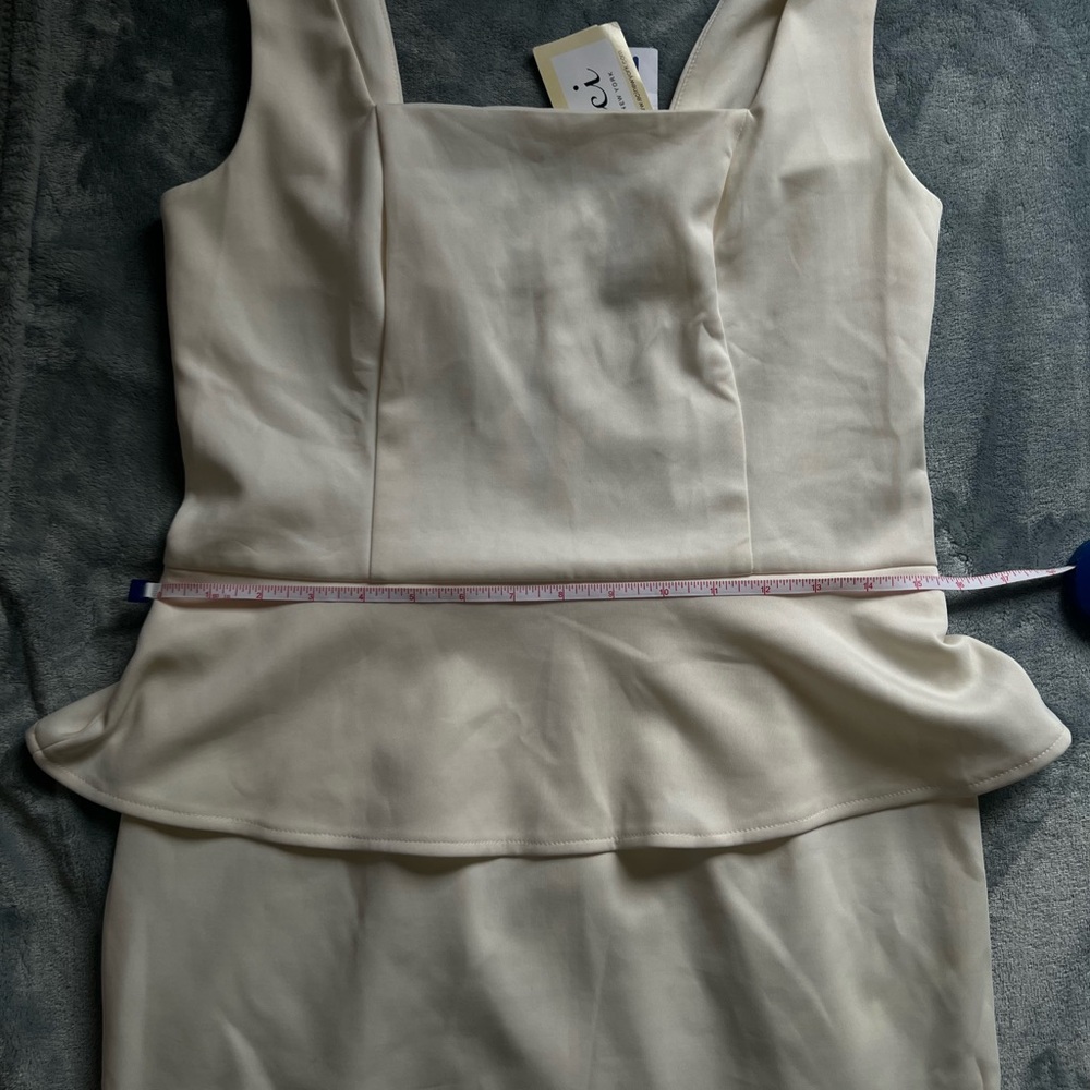 ECI New York Cream Dress